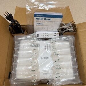 New Epson EpiqVision Flex CO-W01 WXGA Portable Projector, V11HA86020